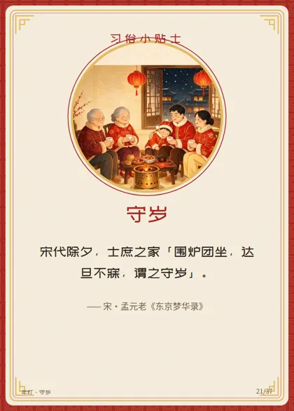 守岁 背面