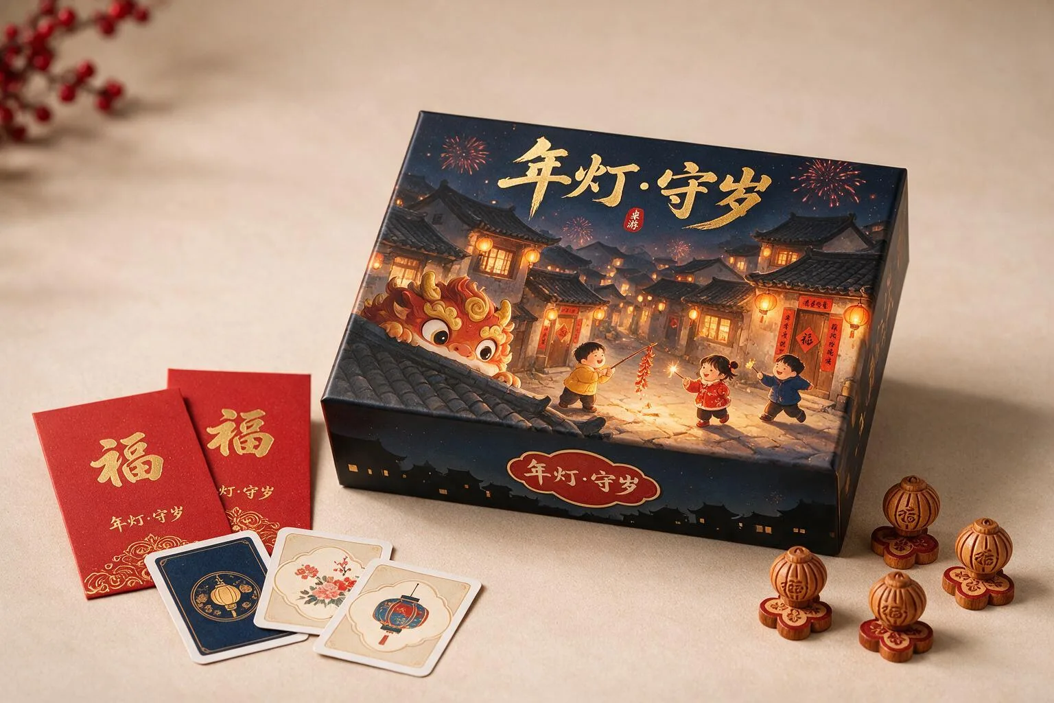 《年灯&middot;守岁》实体版盒装效果图